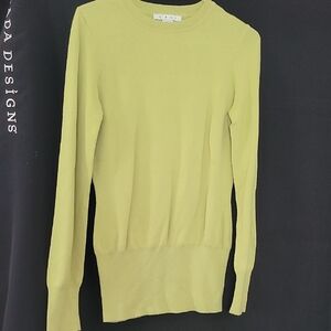 CAbi Lime Crewneck Lightweight Women's Sweater